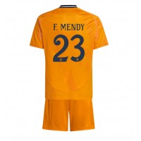 Fotbalové Dres Real Madrid Ferland Mendy #23 Dětské Venkovní 2024-25 Krátký Rukáv (+ trenýrky)